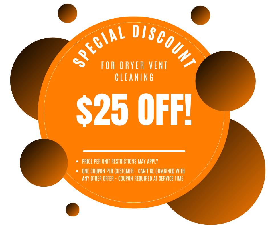 Residential dryer vent cleaning service copoun